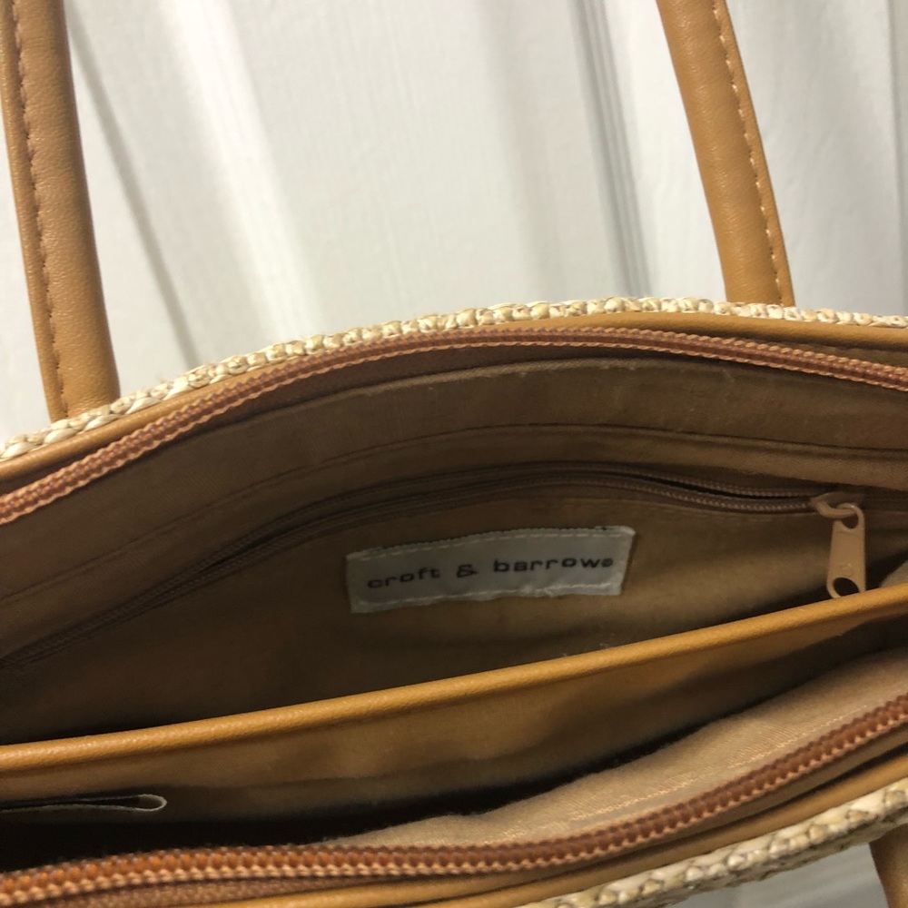 Croft and barrow woven draw bag